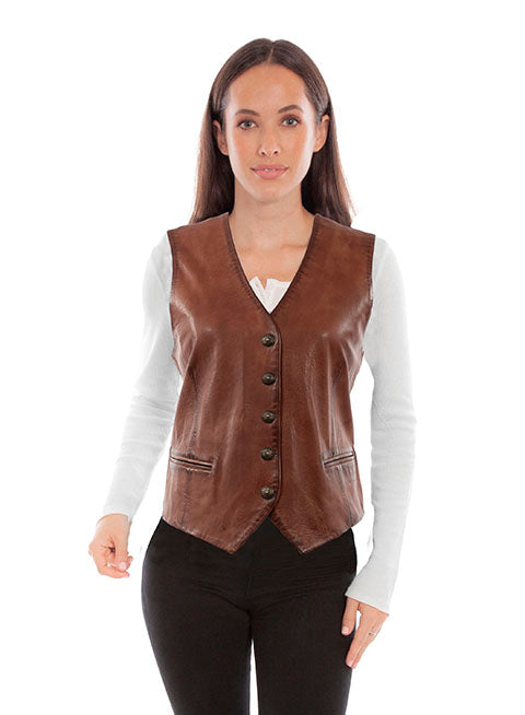 Scully Women's Leather Vest