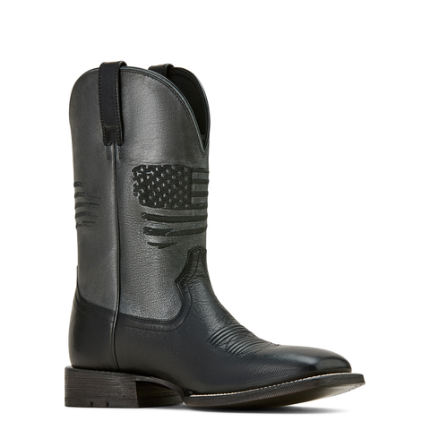 Ariat Mens Circuit Patriot Boot - Black Night