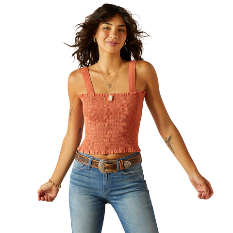 Ariat Women's Darla Sleeveless Top Langoustino