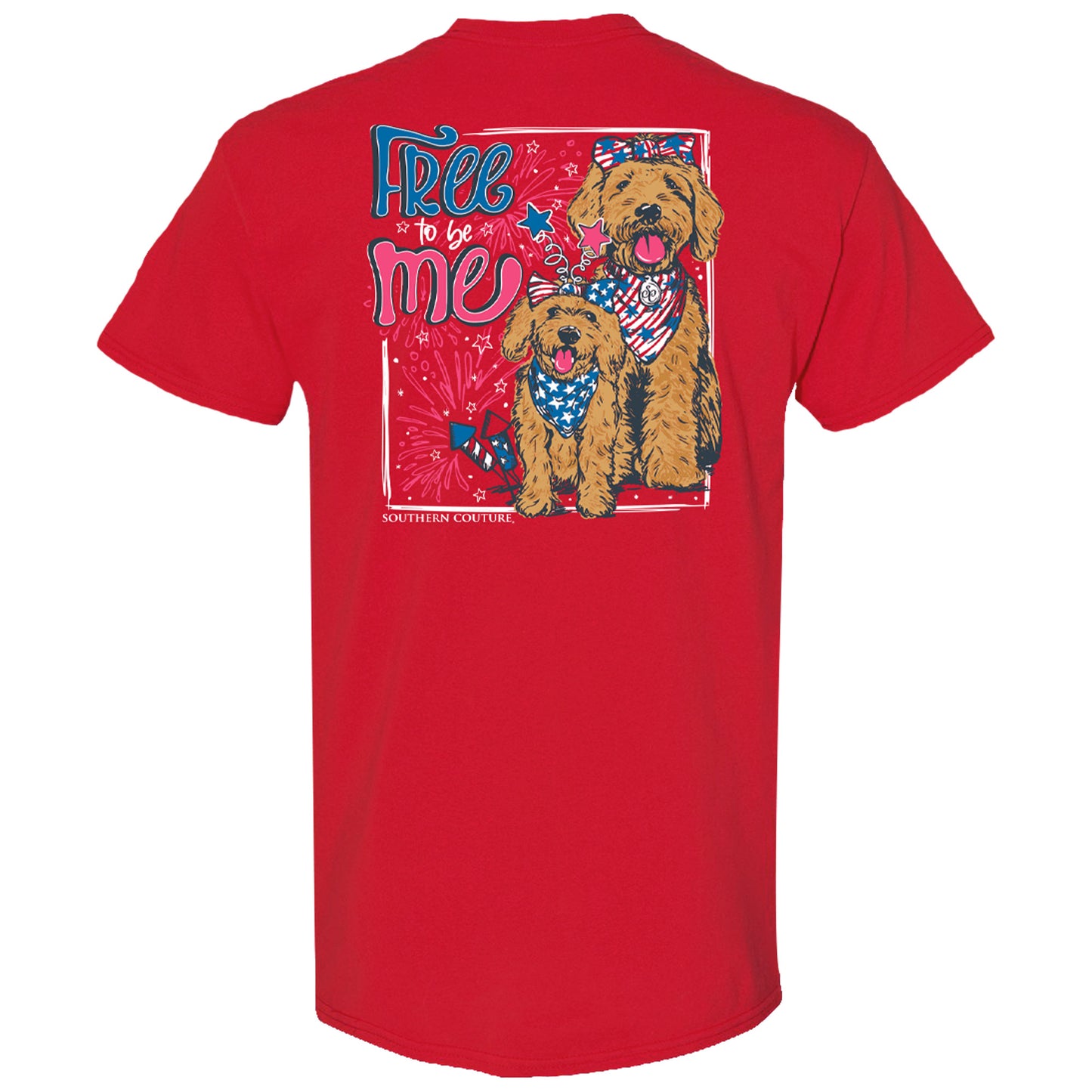 SC Classic Free Te Be Me-Red - Xlarge
