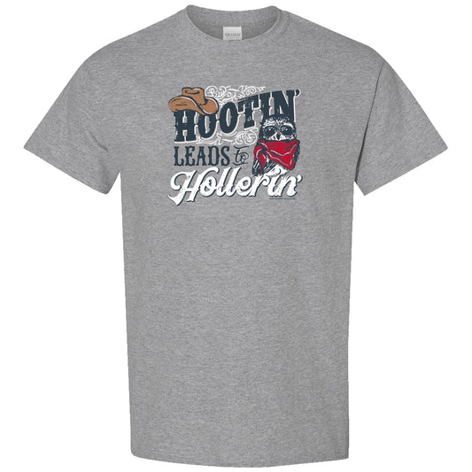 Southern Couture Soft Hootin Leads To Hollerin SS T-Shirt