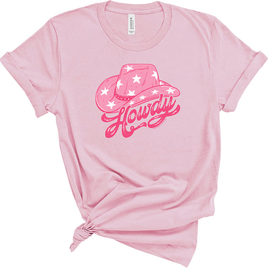 SC Premium Howdy Hat Front Print - Pink - Small