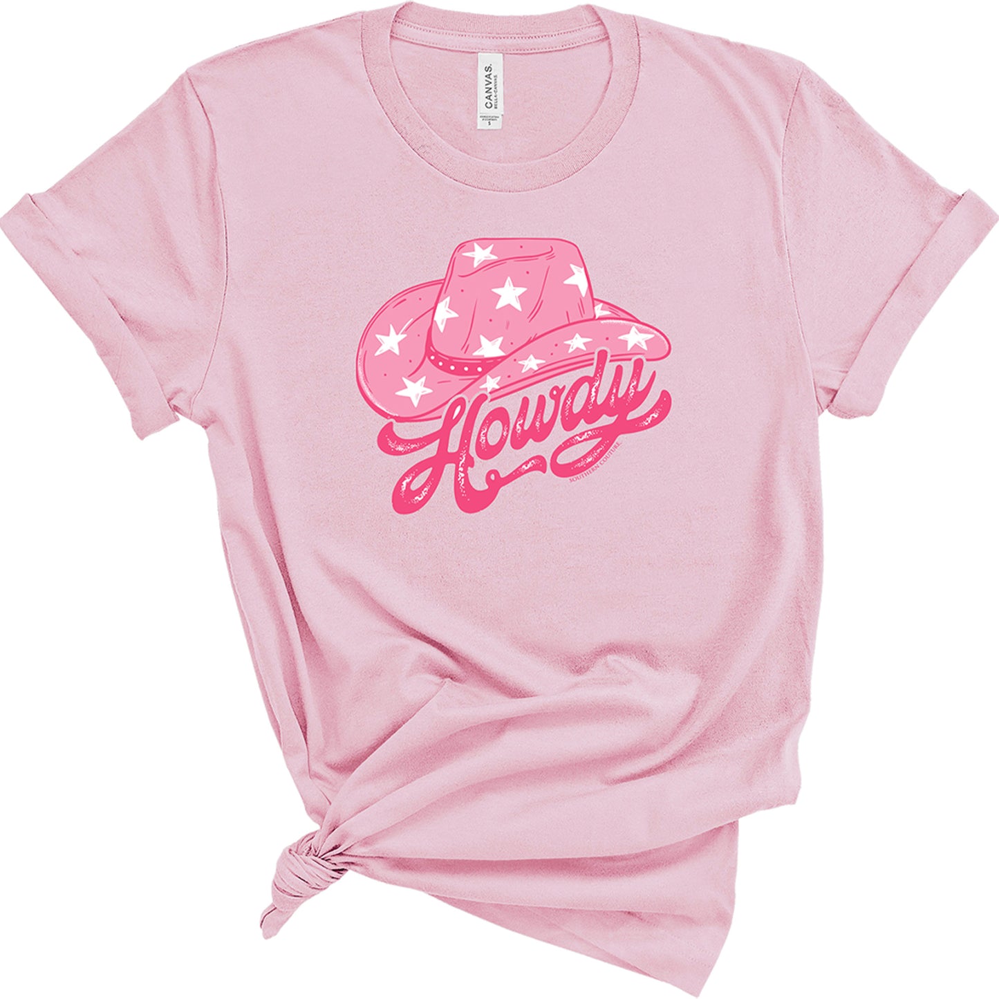 SC Premium Howdy Hat Front Print - Pink - Large