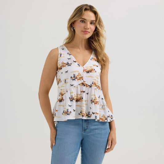 Wrangler Retro® Americana Tank - White Multi