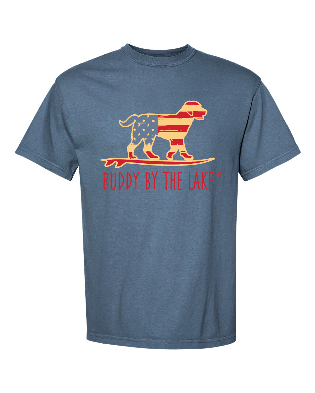 BBL Vintage Flag Pup YOUTH S/S Saltwater