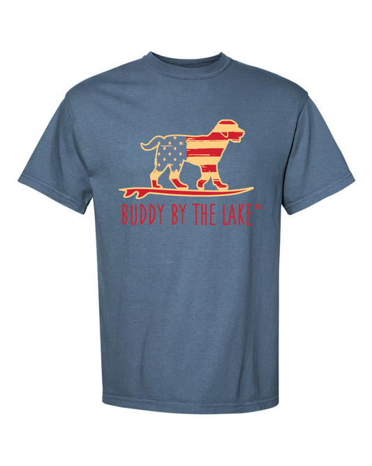BBL Vintage Flag Pup YOUTH S/S Saltwater