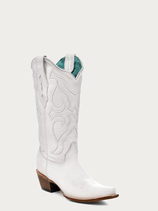 Corral Women's White Embroidery Boot