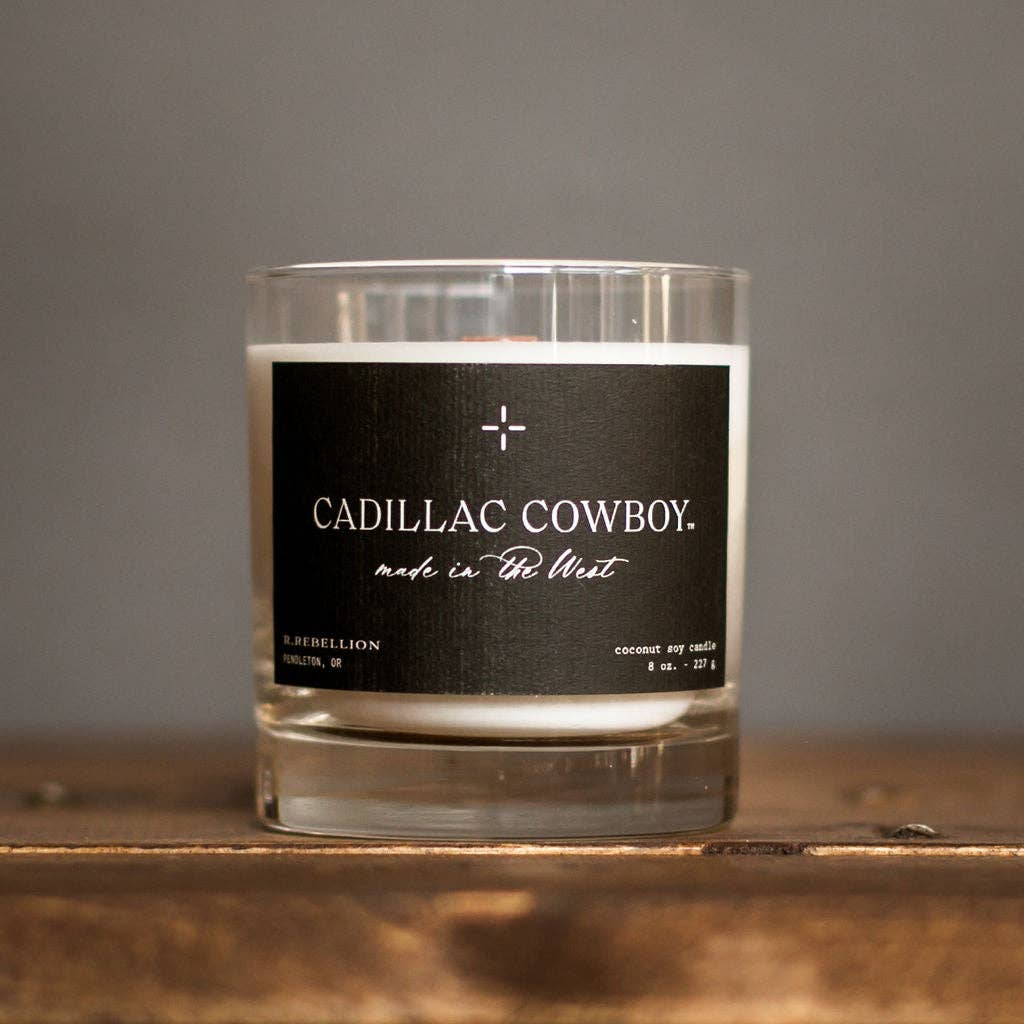 R. Rebellion - Cadillac Cowboy Candle 8 oz.