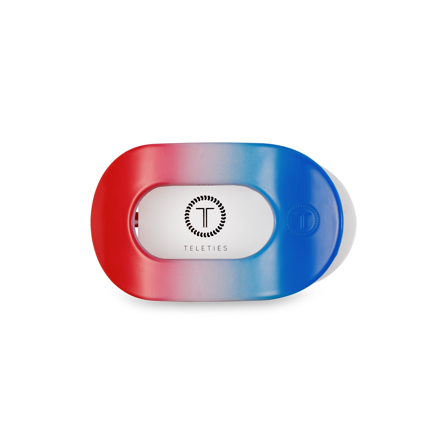 TELETIES - Flat Round Hair Clip | Small | Miss. Americana