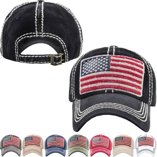 KBETHOS - USA Flag Vintage Ballcap