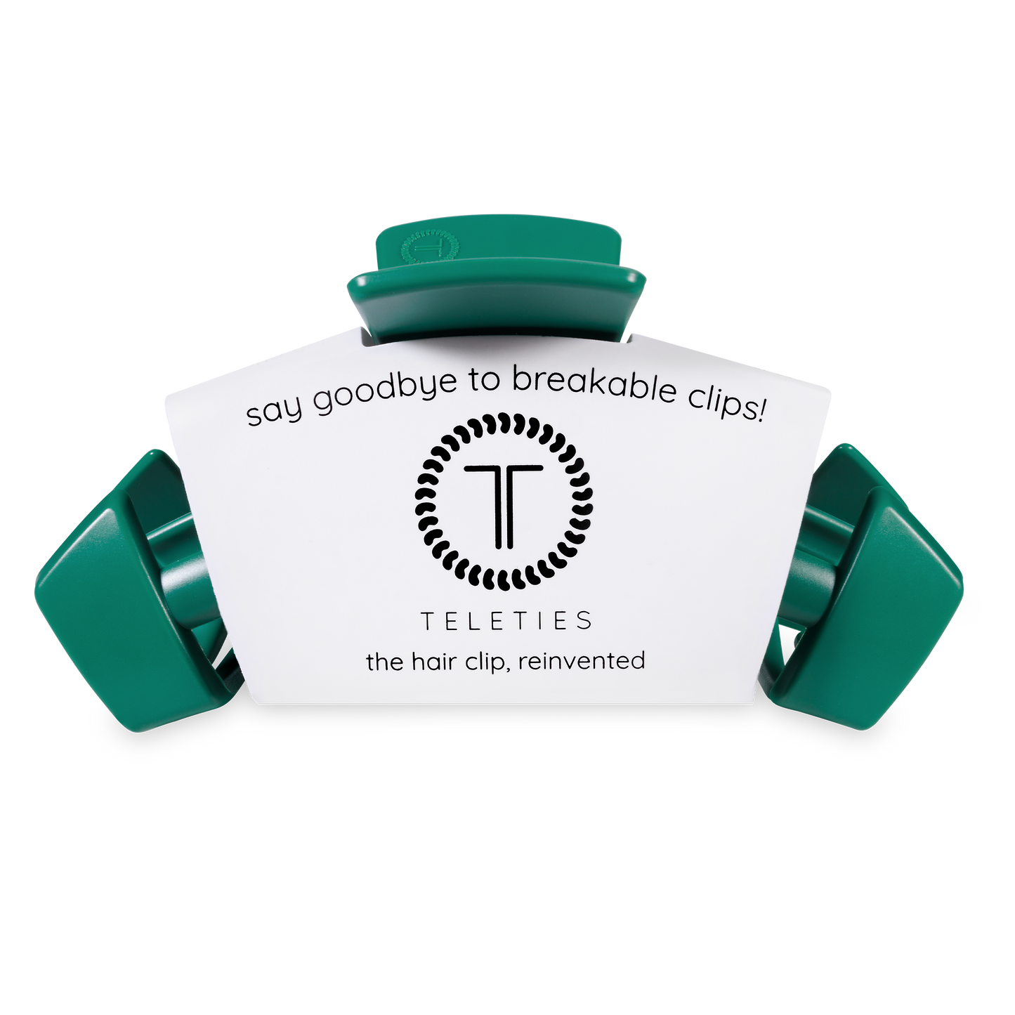 TELETIES - Classic Hair Clip | Large | Fir Real