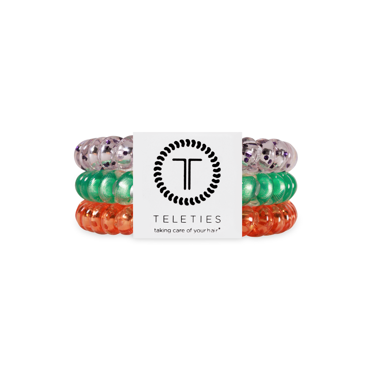 TELETIES - Spiral Hair Coils | Small | Showbiz Hair Ties