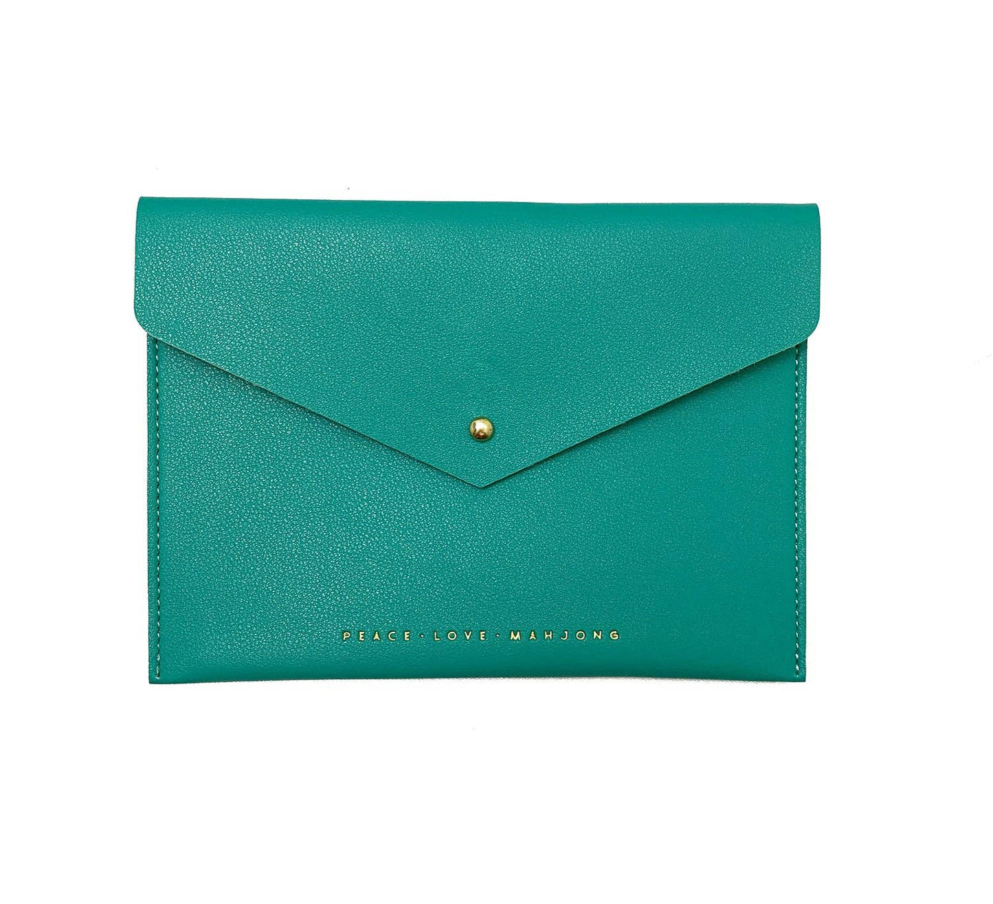 Peace Love Mahjong - Card Clutch