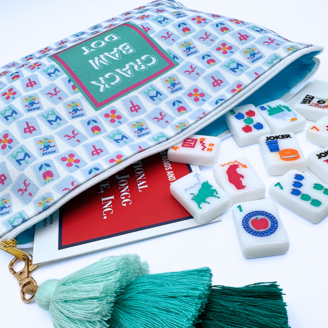 My Fair Mahjong - Mahjong Tile & Accessory Bag (Large, T-bottom) | Fits Most Large Tile Sets