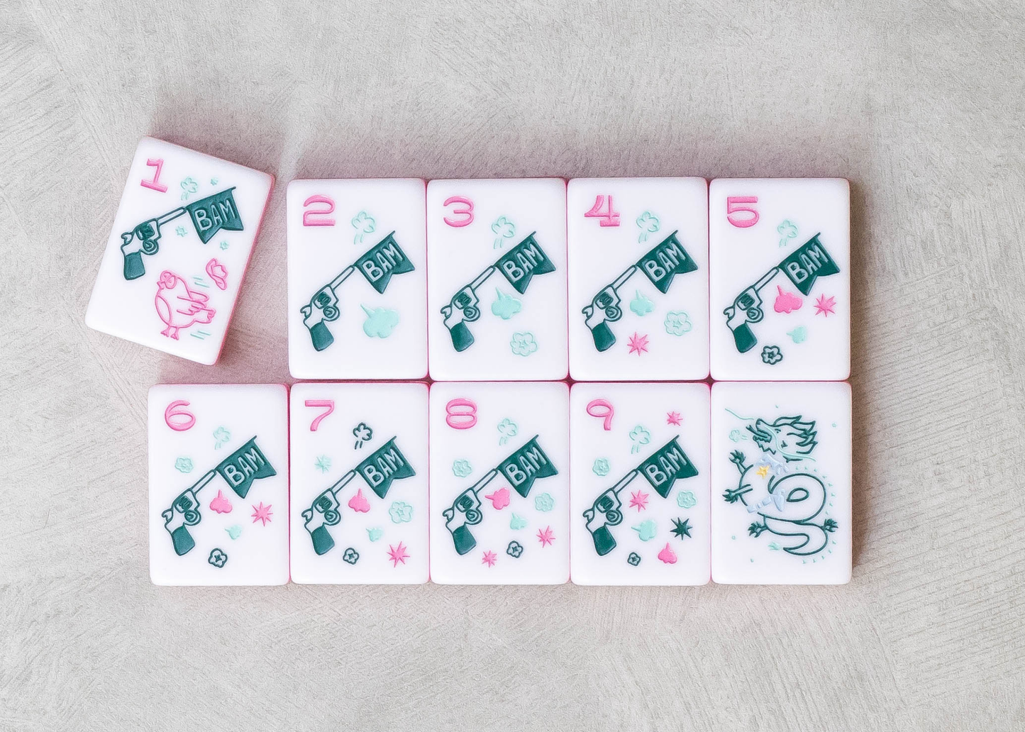 Miss Mahjong - Miss Cowgirl: Mahjong Tile Set