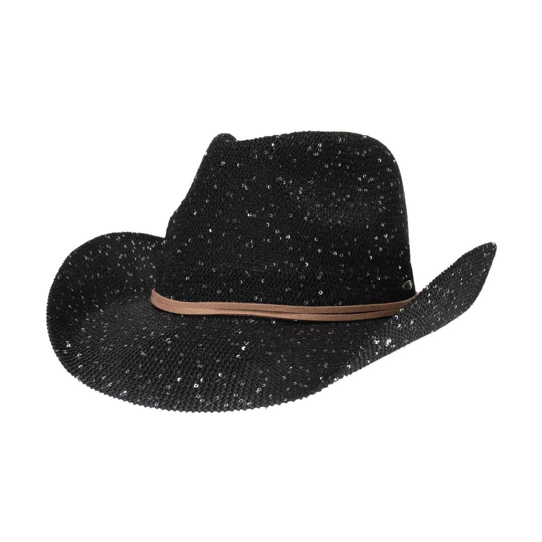 C.C Beanie - Kids' Vegas Sequin Cowboy Hat