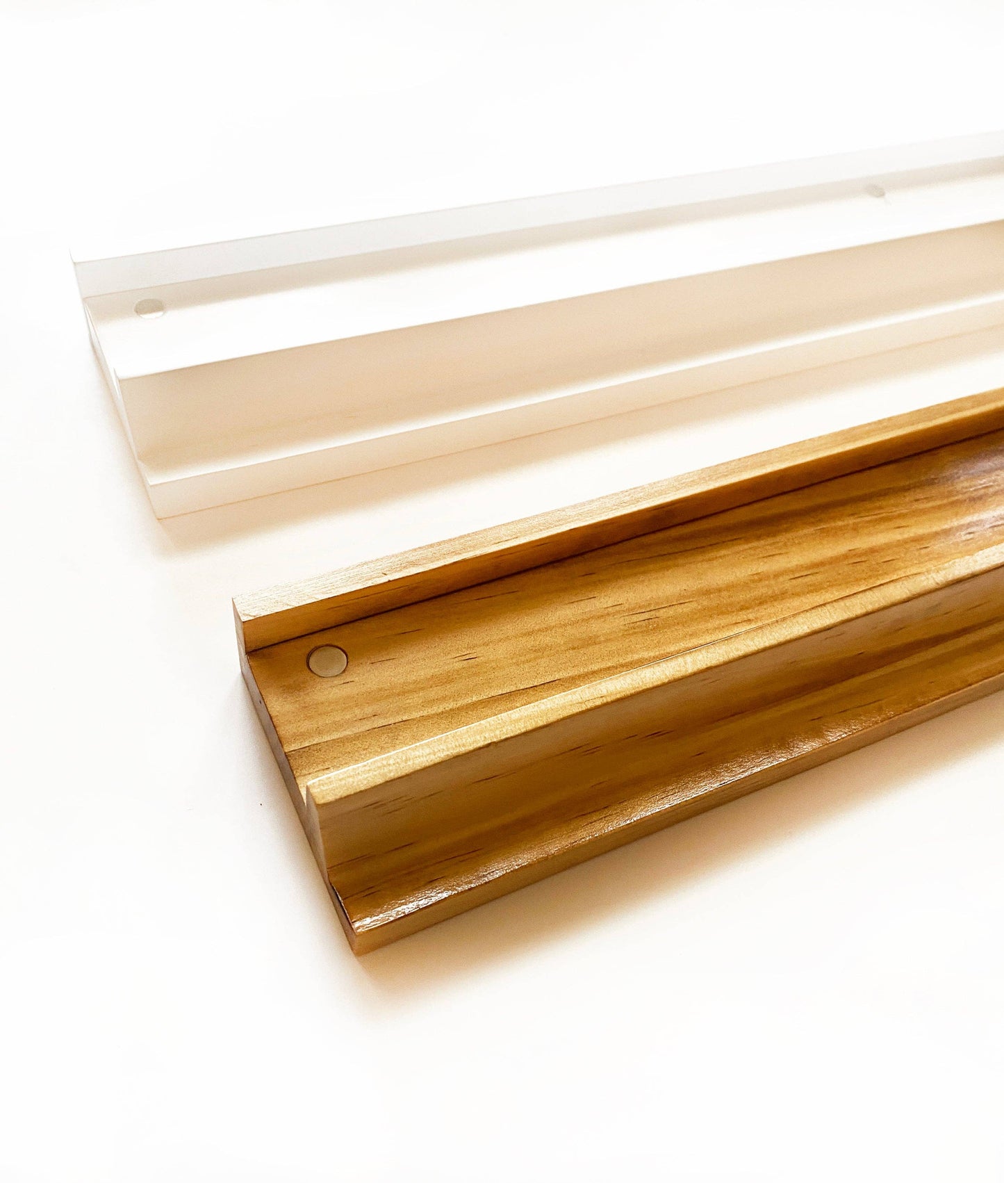 Peace Love Mahjong - Mahjong Racks & Pushers (Set of 4) OAK