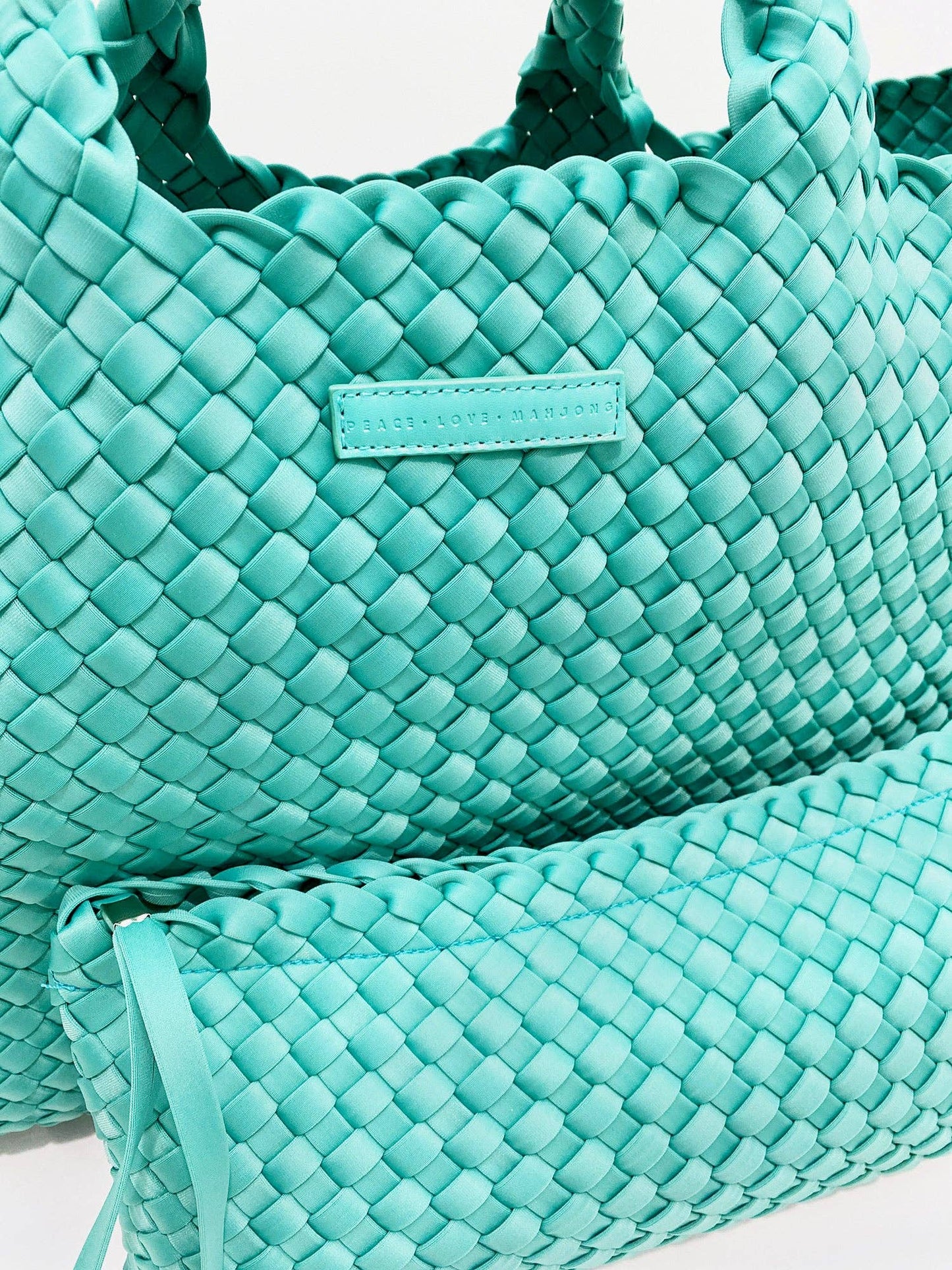 Peace Love Mahjong - Woven Mahjong Carryall - 6 Colors