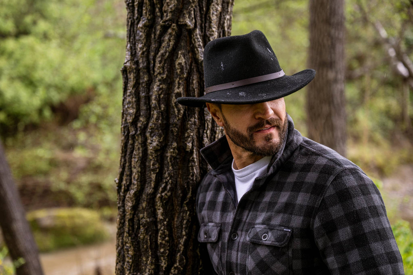 American Hat Makers - Crushable Wool Felt Outback Hat - Style Pathfinder