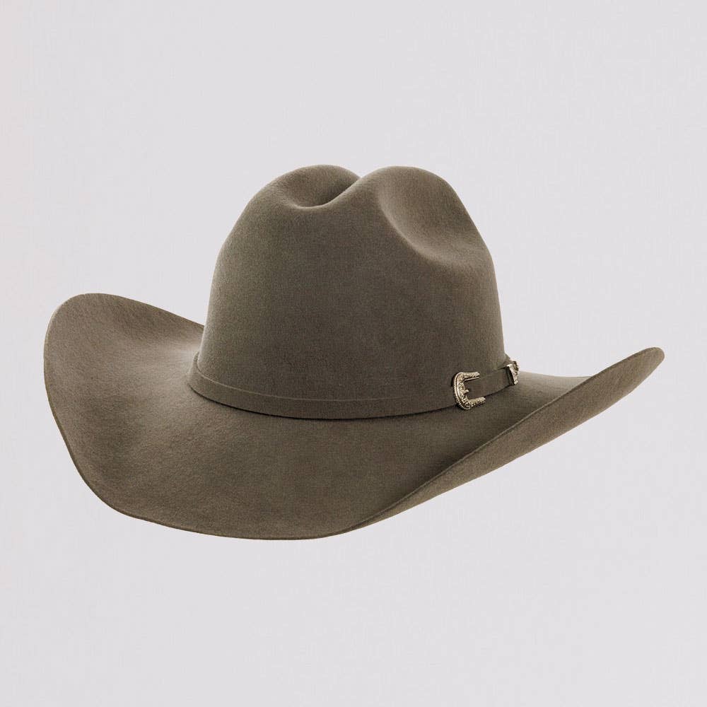 American Hat Makers - 100% Wool Felt Western Cowboy Hat - Style Cattleman