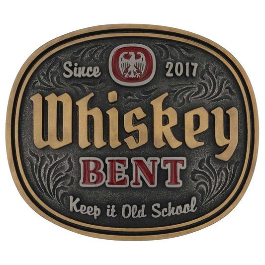 Montana Attitude Keep it Old School Whiskey Bent Buckle