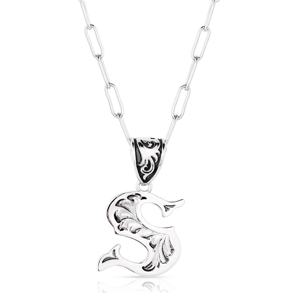 Montana Silversmith - Western Initial Necklace