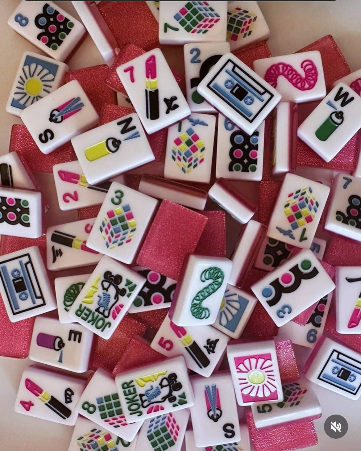 I Love the 80s Mahjong Set