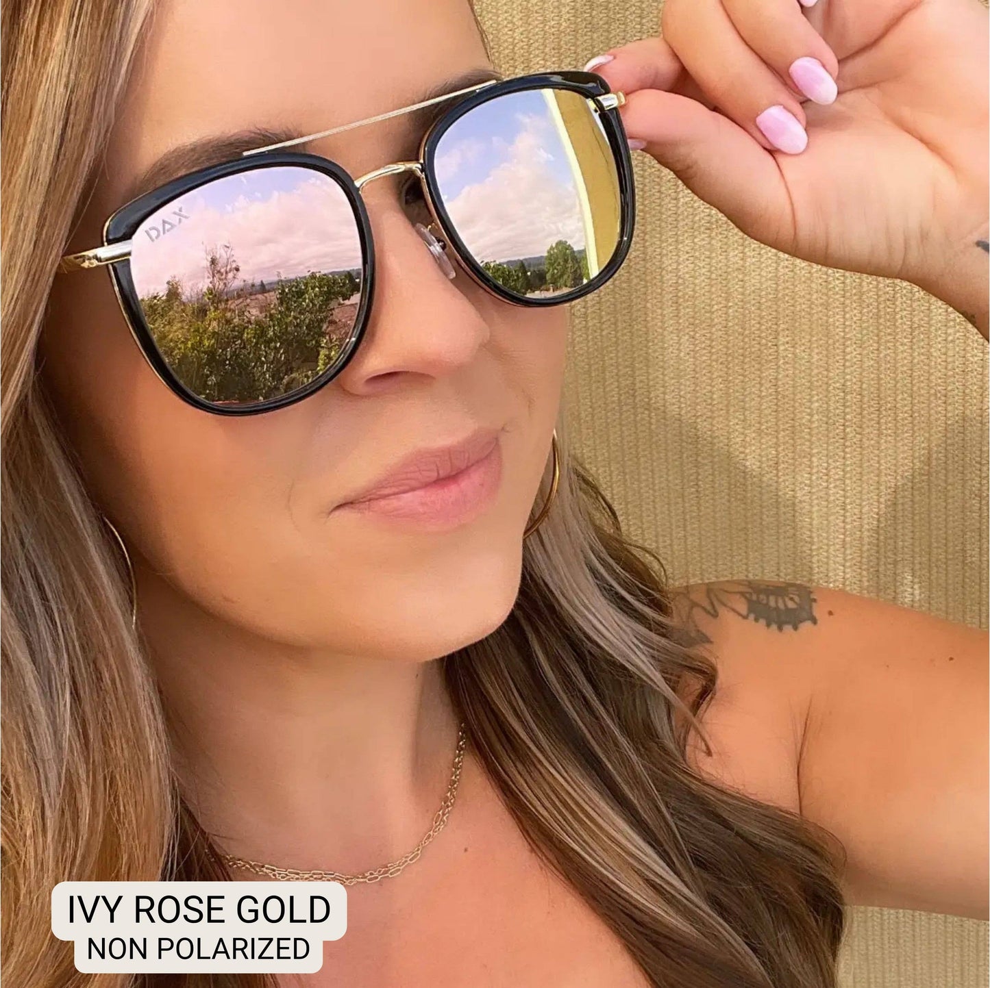 DAX Eyewear - Ivy - Women's Oversized Square Sunglasses