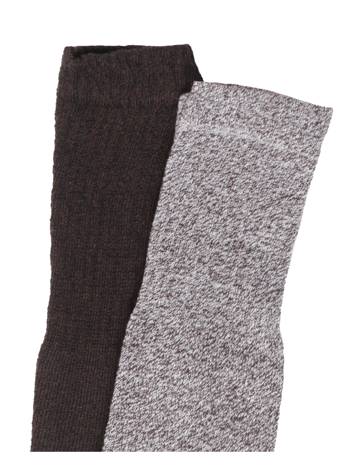 James Fiallo Men's 2 Pack Ribbed Marled Thermal Boot Socks