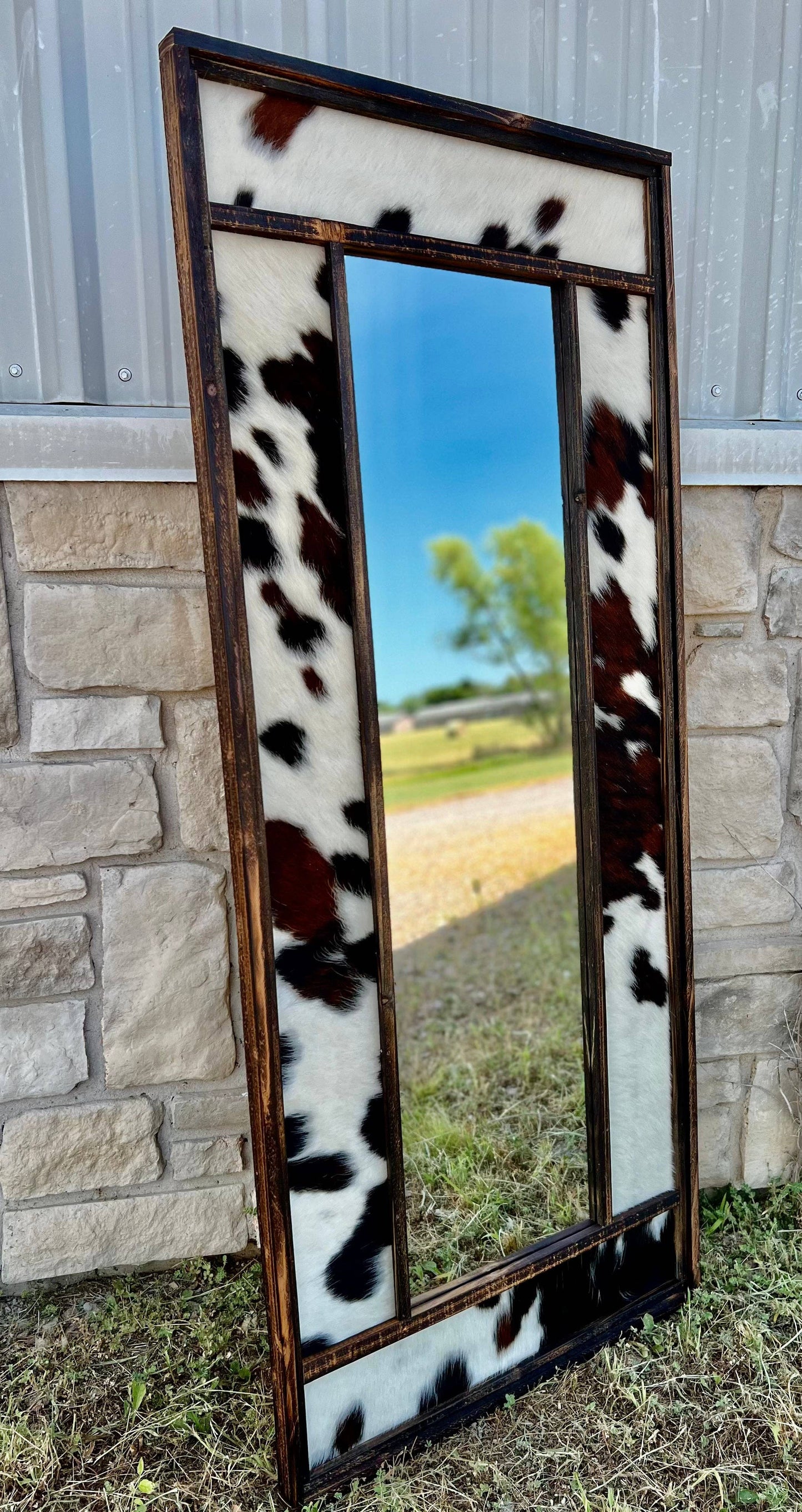 Cowhide Body Mirrors