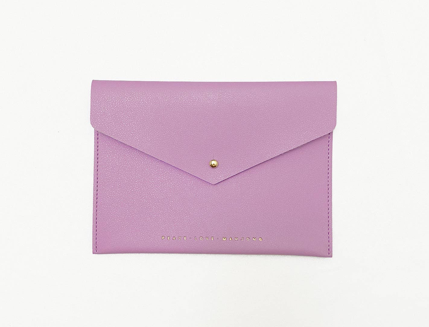 Peace Love Mahjong - Card Clutch