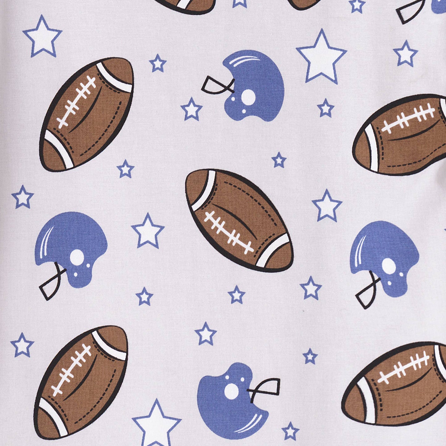 Tesa Babe - Boy's Game Day Football Bamboo Pajama Set