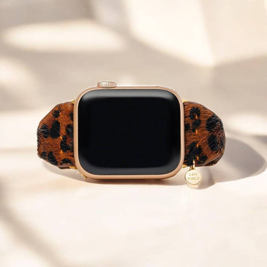 Cape Diablo - Panthera Brown Leather Apple Watch Strap