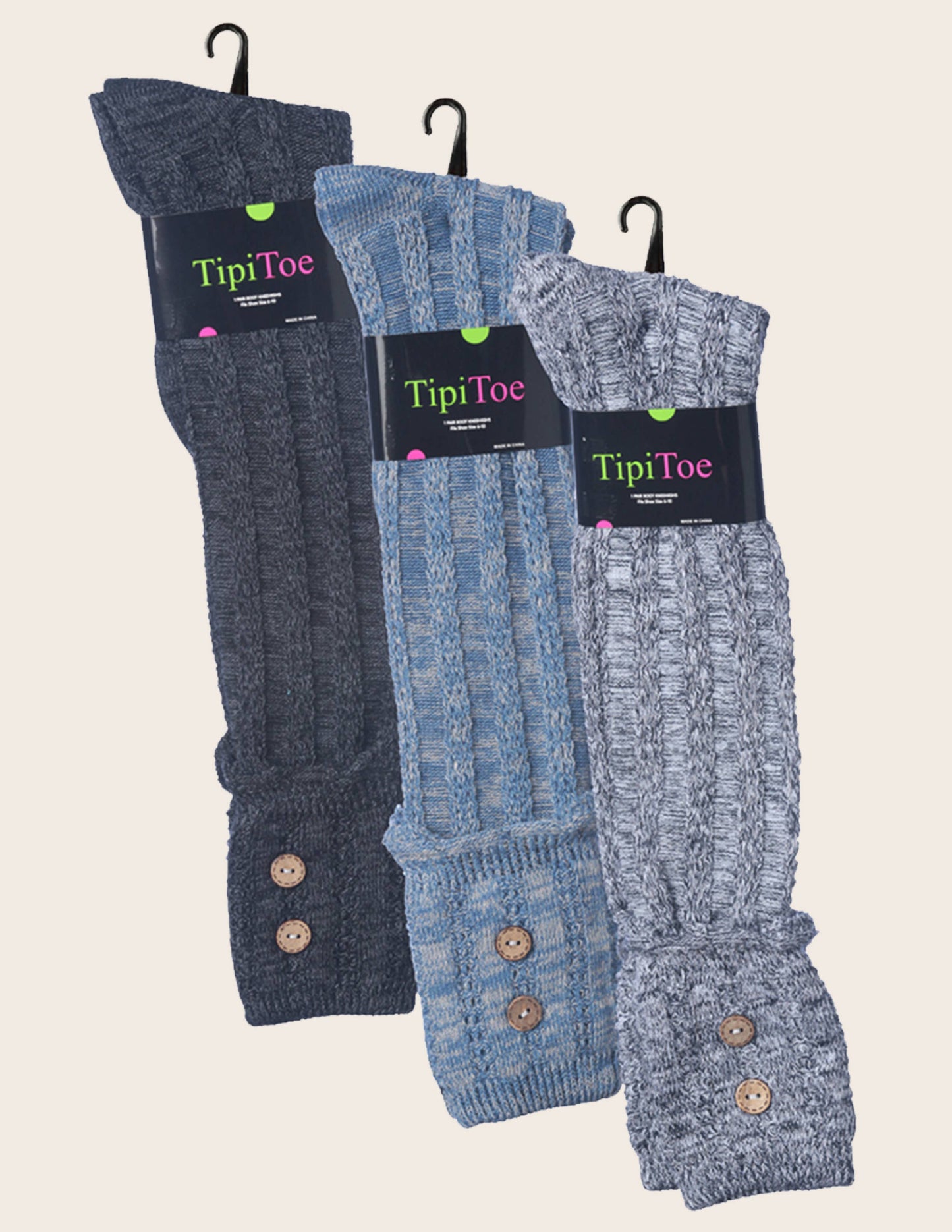 Tipi Toe Women Winter Warm Knee High Boot Socks