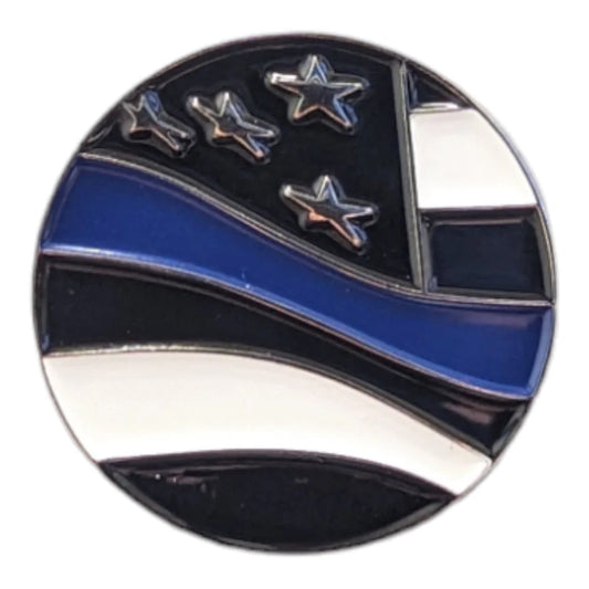 AHM Flag Blue Line | Magnetic Hat Pin