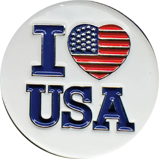 AHM I Love USA Pin