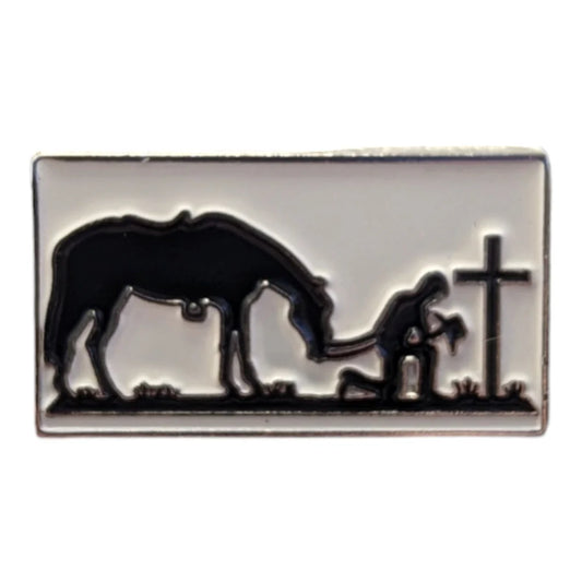 AHM Praying Cowboy | Magnetic Hat Pin